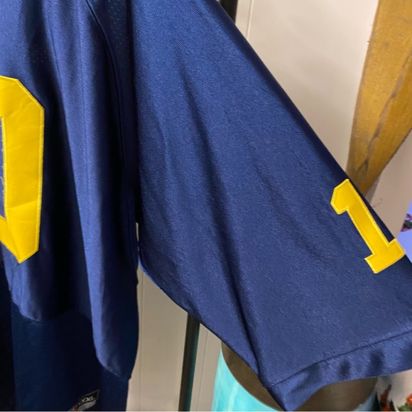 Vtg Nike Team Tom Brady 10 Michigan Wolverines College Football Stitched Sewn - Picture 5 of 15